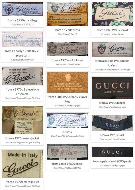 cheap gucci metal labels for clothing|vintage gucci labels.